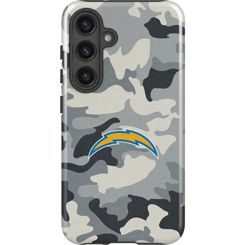 NFL Los Angeles Chargers Camo Galaxy S25 Plus Impact Case